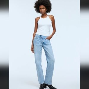 Madewell Low Slung Straight Blue Sevilla Wash Jeans Size 29